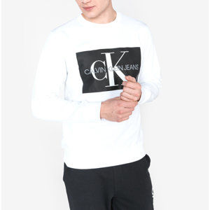 Calvin Klein pánská bílá mikina Crew - XL (112)